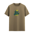 Good Chaos Graffiti Crown Tee in Beige, front view