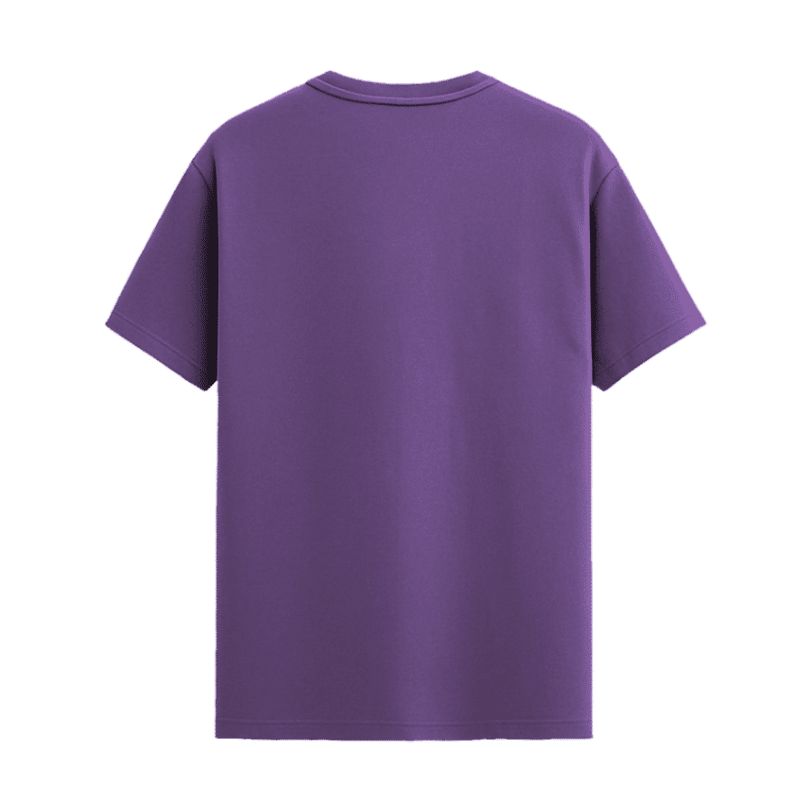 I’ll Do It ASAP Snail Funny Tee in Lavender, back view